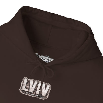 Lviv Vintage Cityscape Hoodie