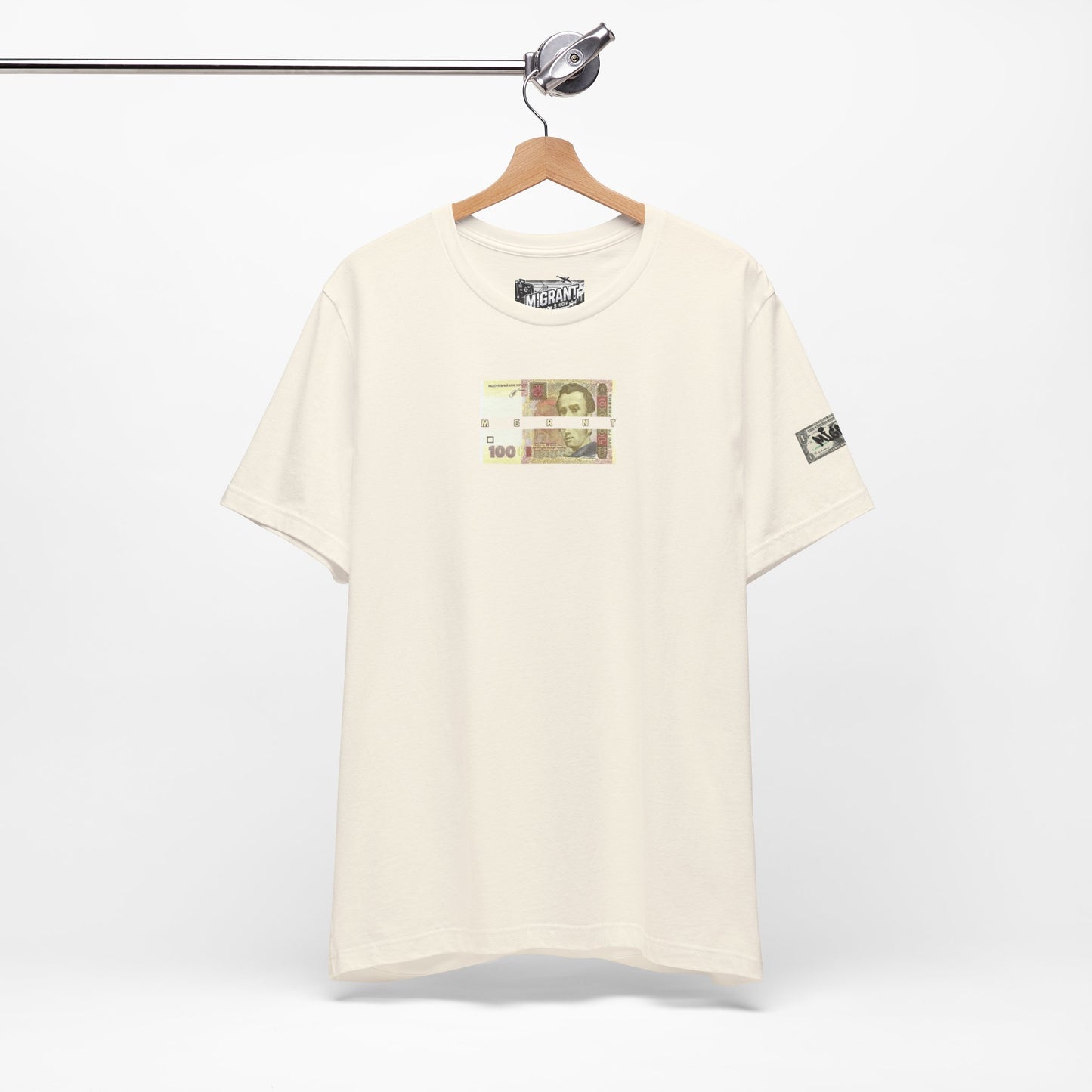 Money Print Tee — Ukraine Cities Graphic Back | Support & Travel Souvenir T-Shirt