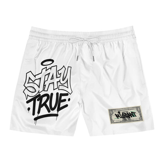 Stay True Swim Shorts — Men's Mid-Length Graphic Boardshorts I