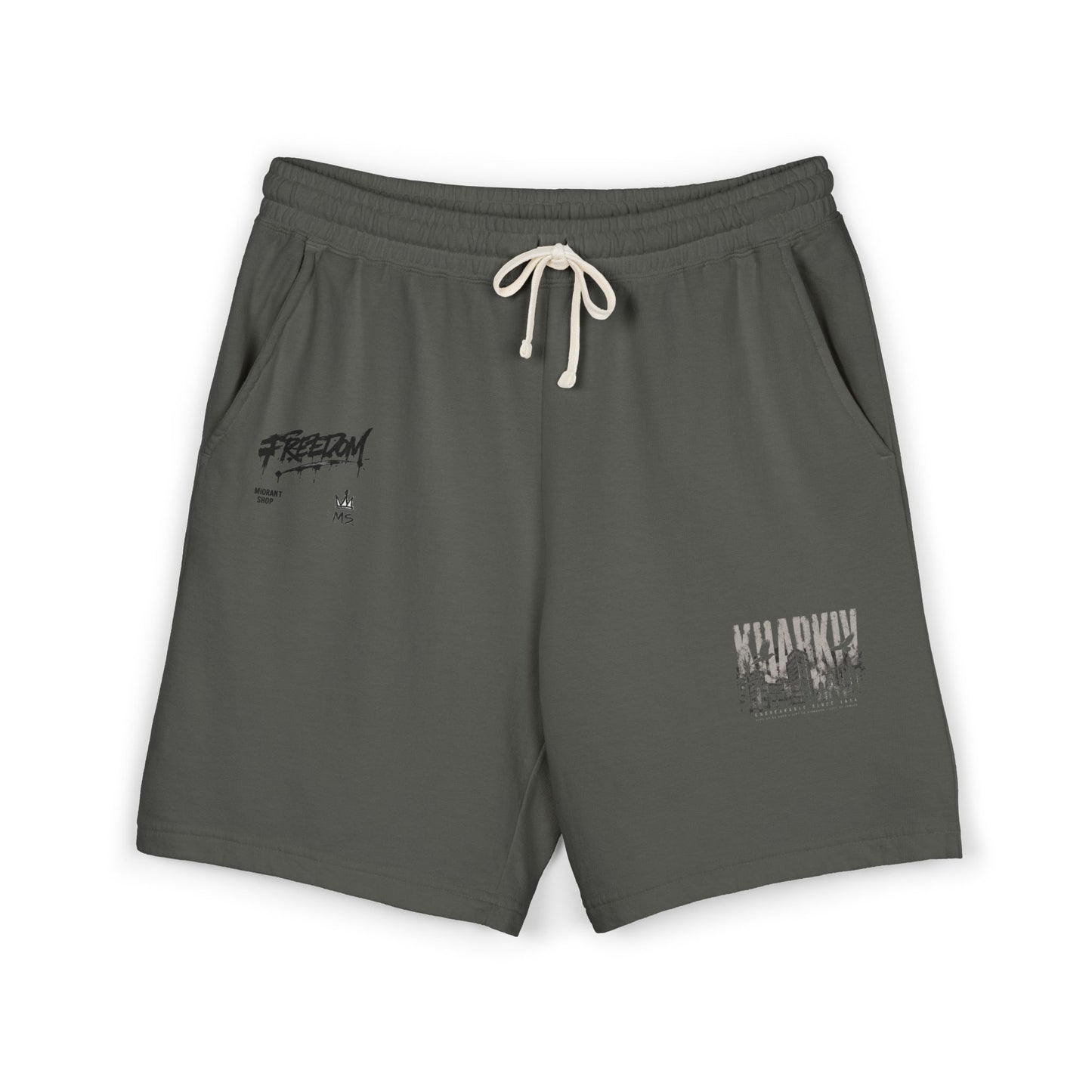 Garment-Dyed Fleece Sweat Shorts — Vintage Athletic Casual