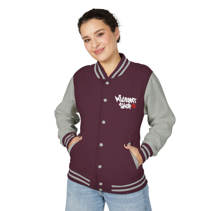 Letterman Jacket — 'Welcome Death Is Dead' Retro Photo Varsity JacketI