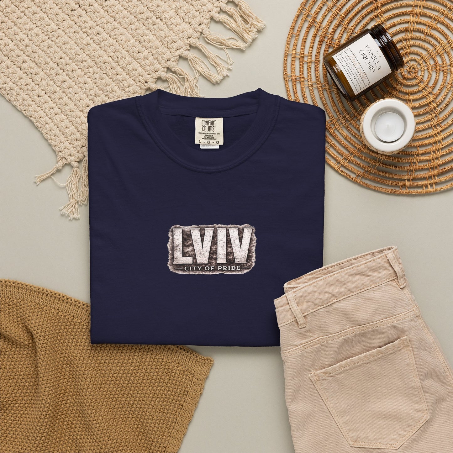 Lviv Vintage Cityscape T-Shirt — Retro Ukrainian Travel Tee