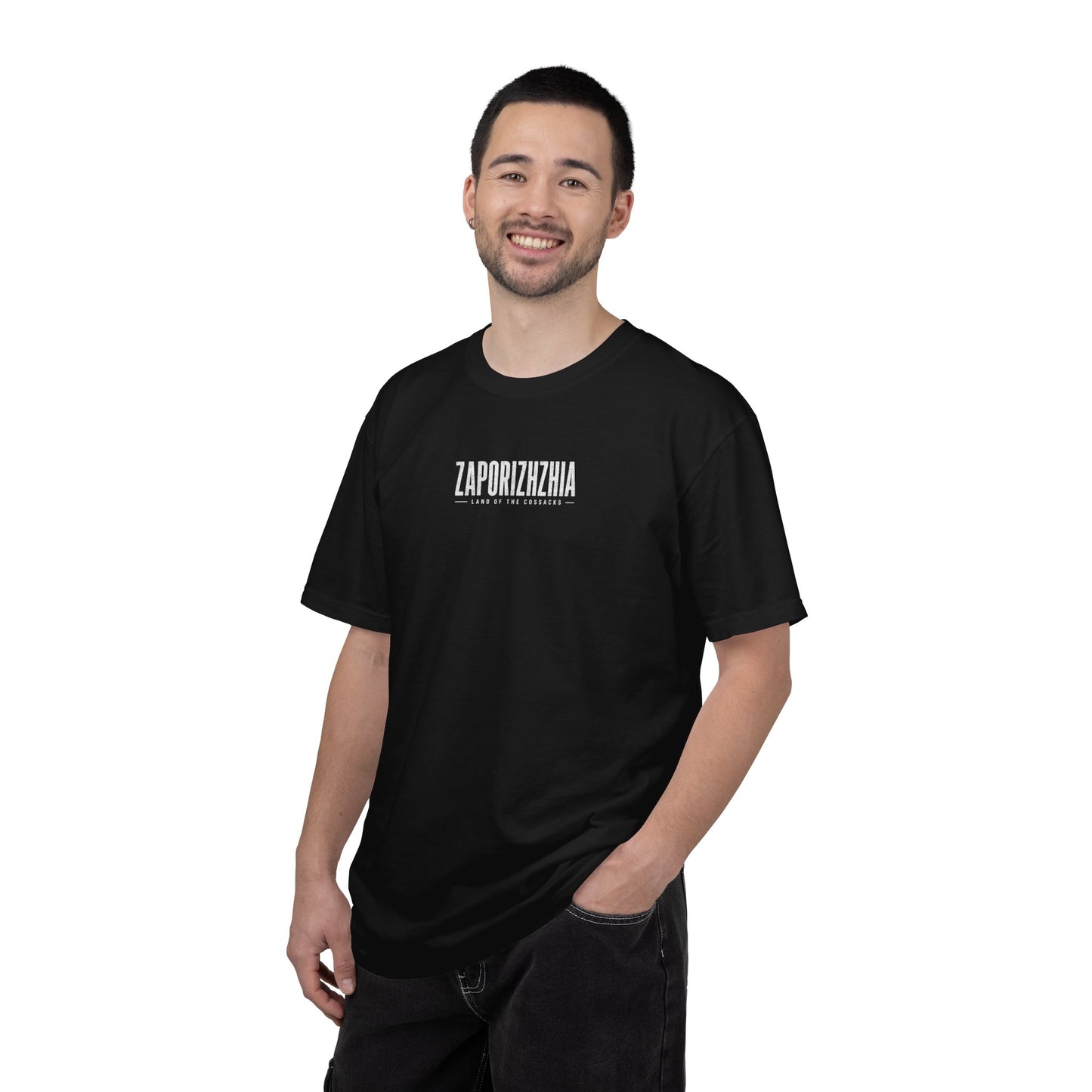 Zaporizhzhia Landmark T-Shirt — 'Land of the Cossacks' Graphic Tee