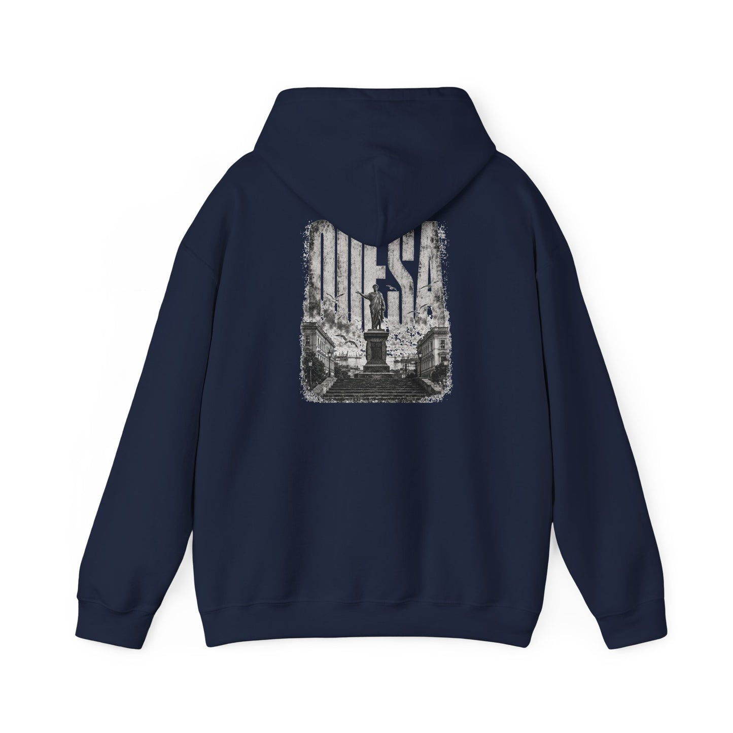 Odesa Cityscape Hoodie — Vintage Monument Photo Graphic Sweatshirt
