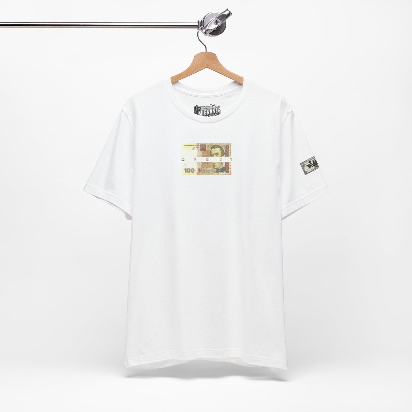 Money Print Tee — Ukraine Cities Graphic Back | Support & Travel Souvenir T-Shirt