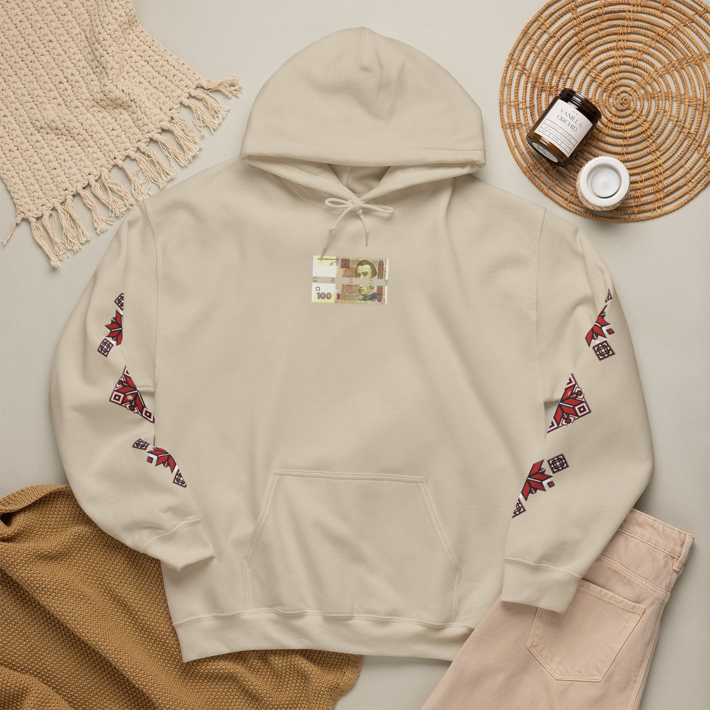 Native-Inspired Floral Headdress Vishivanka Hoodie —