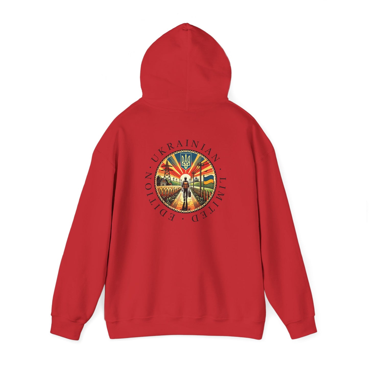 Ukrainian Pride Hoodie — Limited Edition ‘Freedom’ Emblem Sweatshirt
