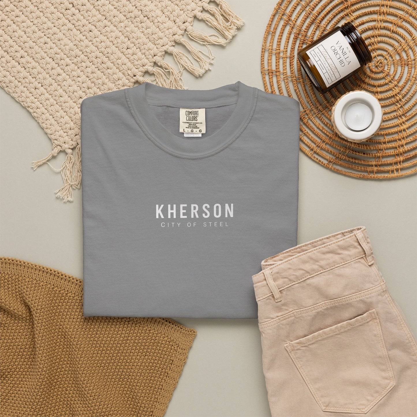 Kherson City T-Shirt — Vintage Monument Graphic Tee