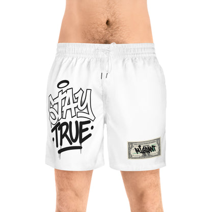 Stay True Swim Shorts — Men's Mid-Length Graphic Boardshorts I