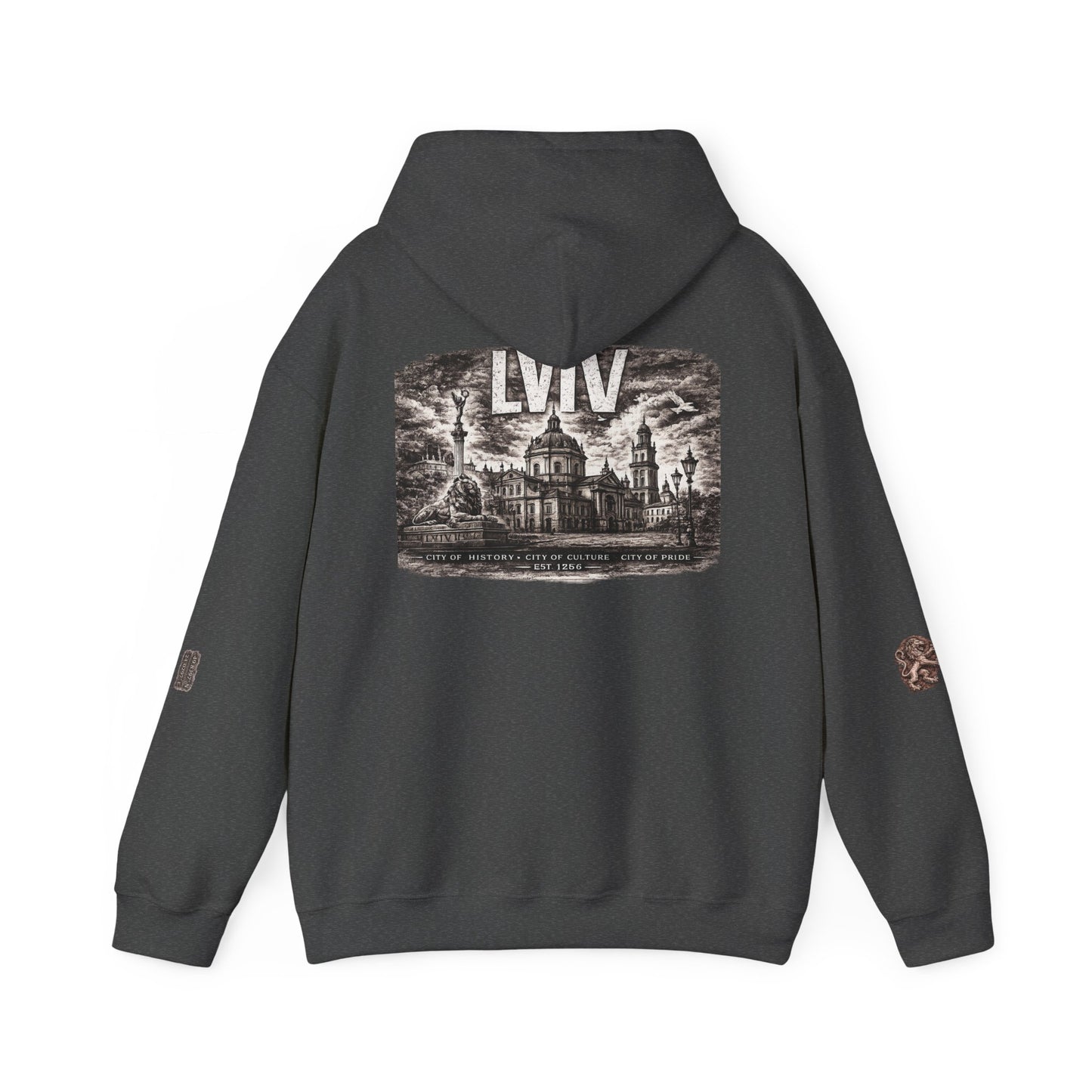 Lviv Vintage Cityscape Hoodie