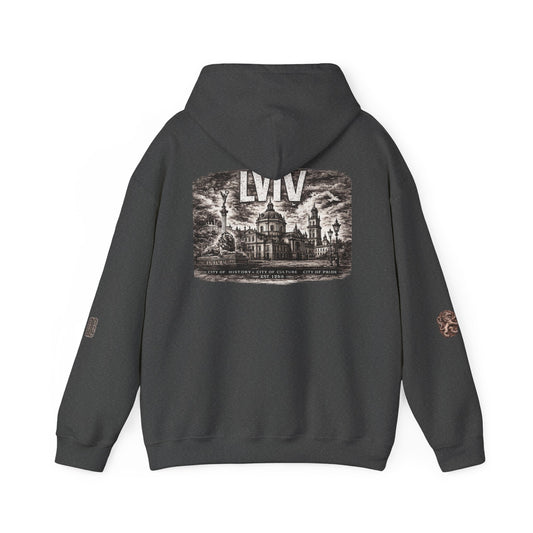 Lviv Vintage Cityscape Hoodie