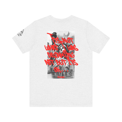 Money Graffiti Tee — 'I'm Not What I Was' Graphic Shirt