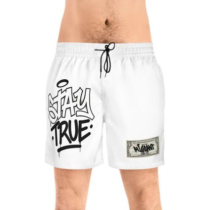 Stay True Swim Shorts — Men's Mid-Length Graphic Boardshorts I