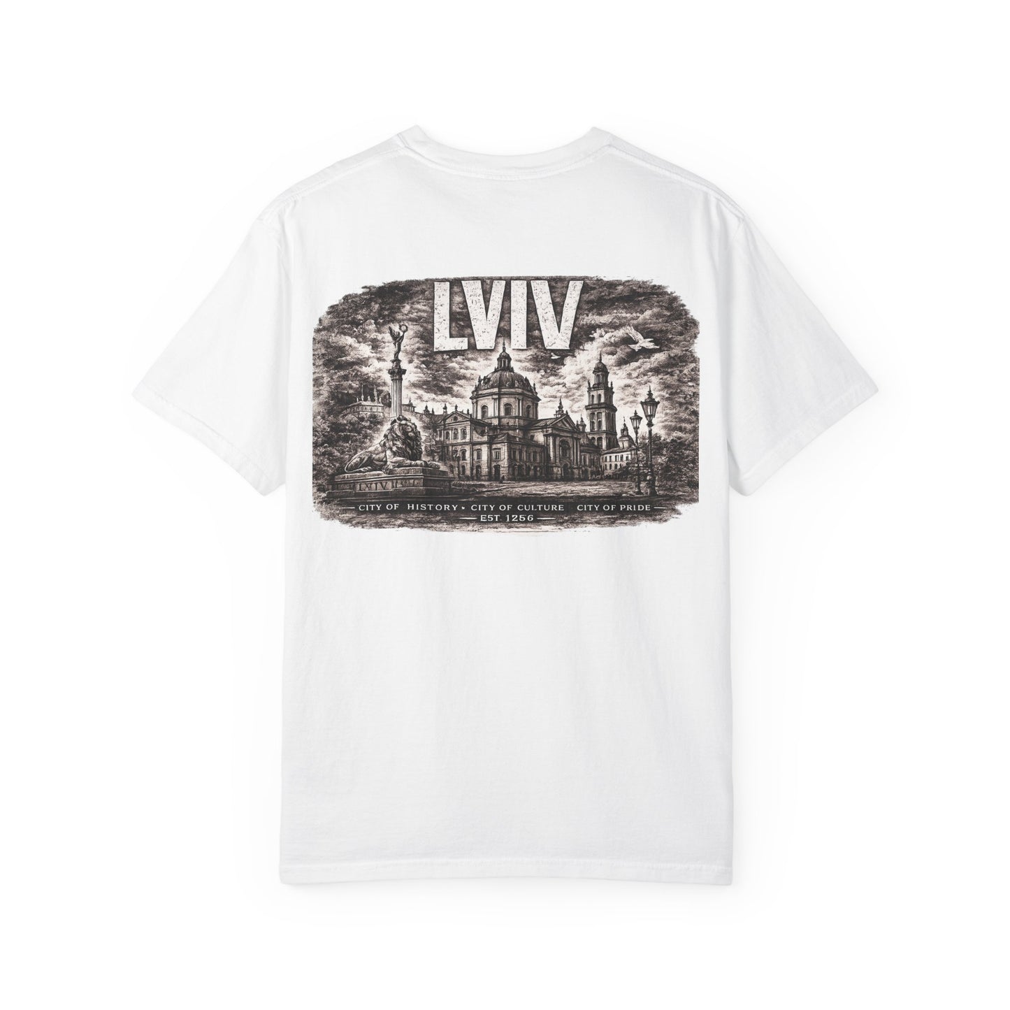 Lviv Vintage Cityscape T‑Shirt