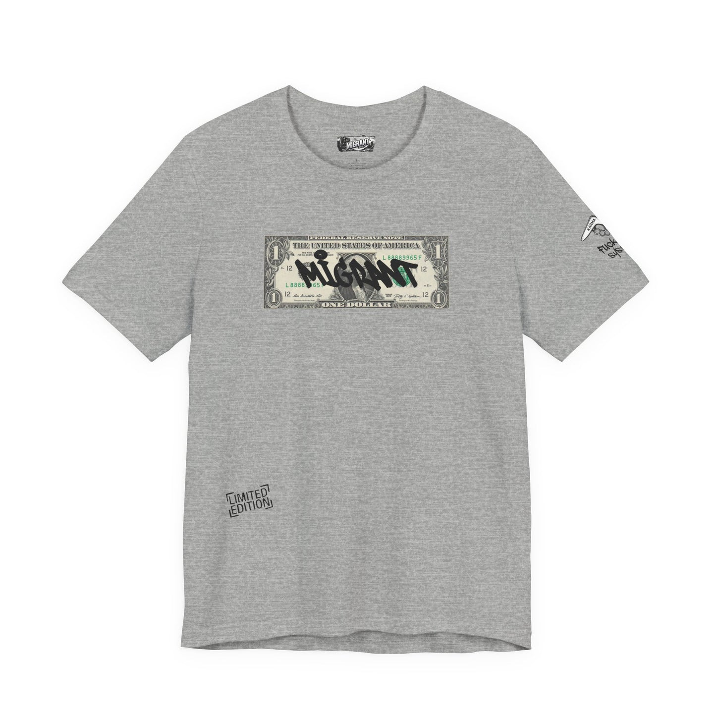 Money Graffiti Tee — 'I'm Not What I Was' Graphic Shirt