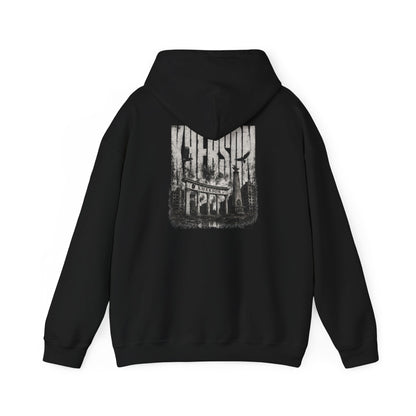 Kherson Cityscape Hoodie — Distressed Ukrainian Landmark Sweatshirt