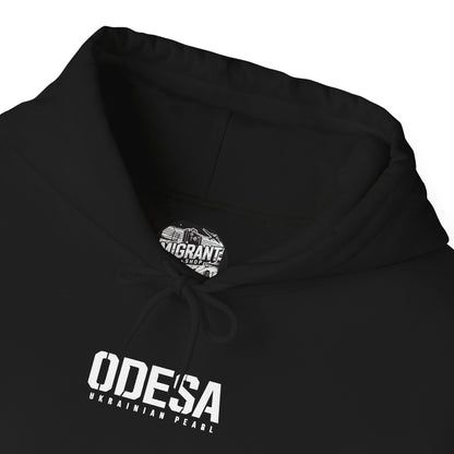 Odesa Cityscape Hoodie — Vintage Monument Photo Graphic Sweatshirt