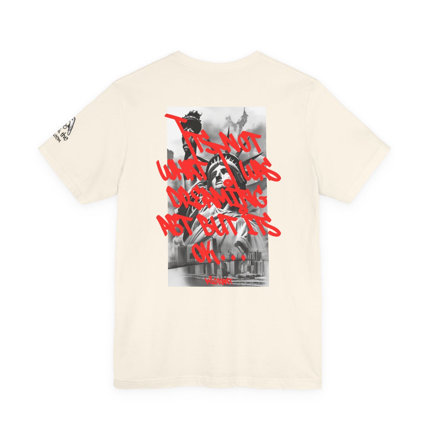 Money Graffiti Tee — 'I'm Not What I Was' Graphic Shirt