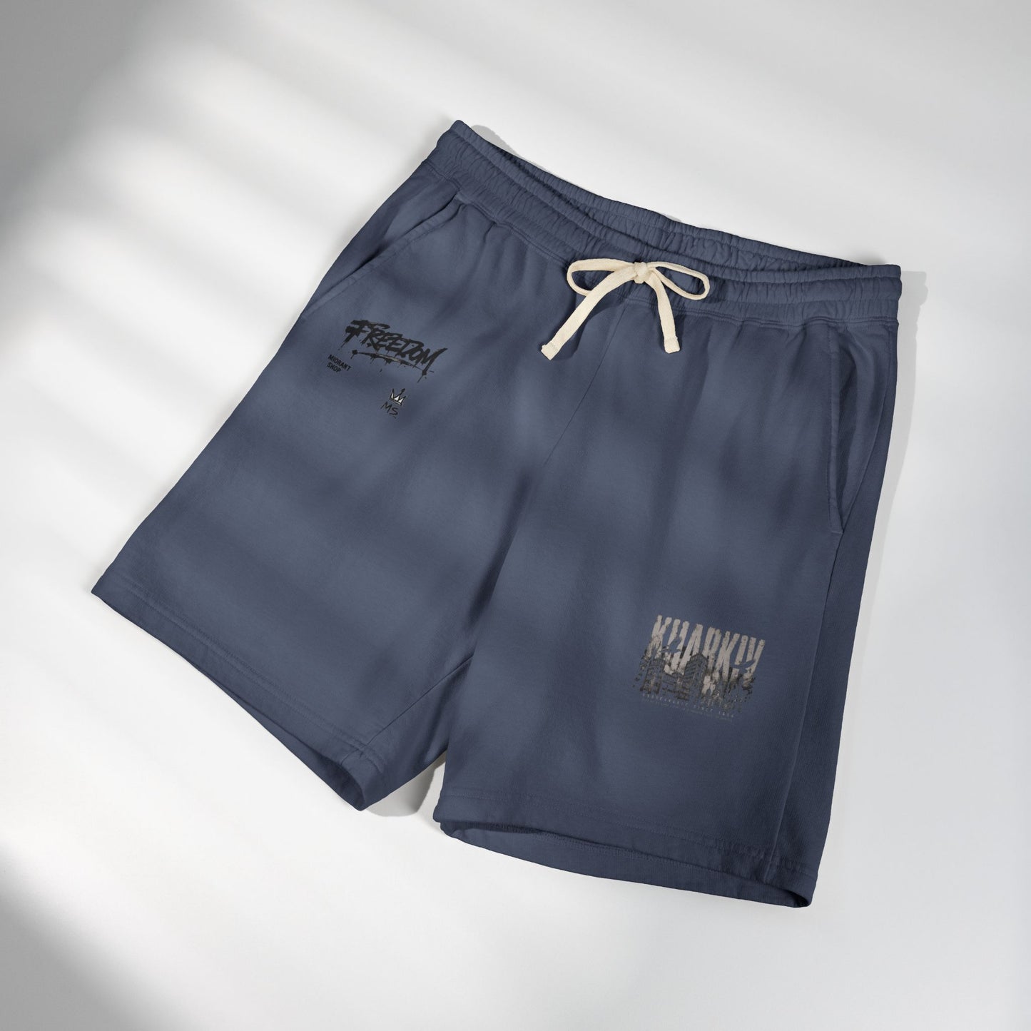 Garment-Dyed Fleece Sweat Shorts — Vintage Athletic Casual