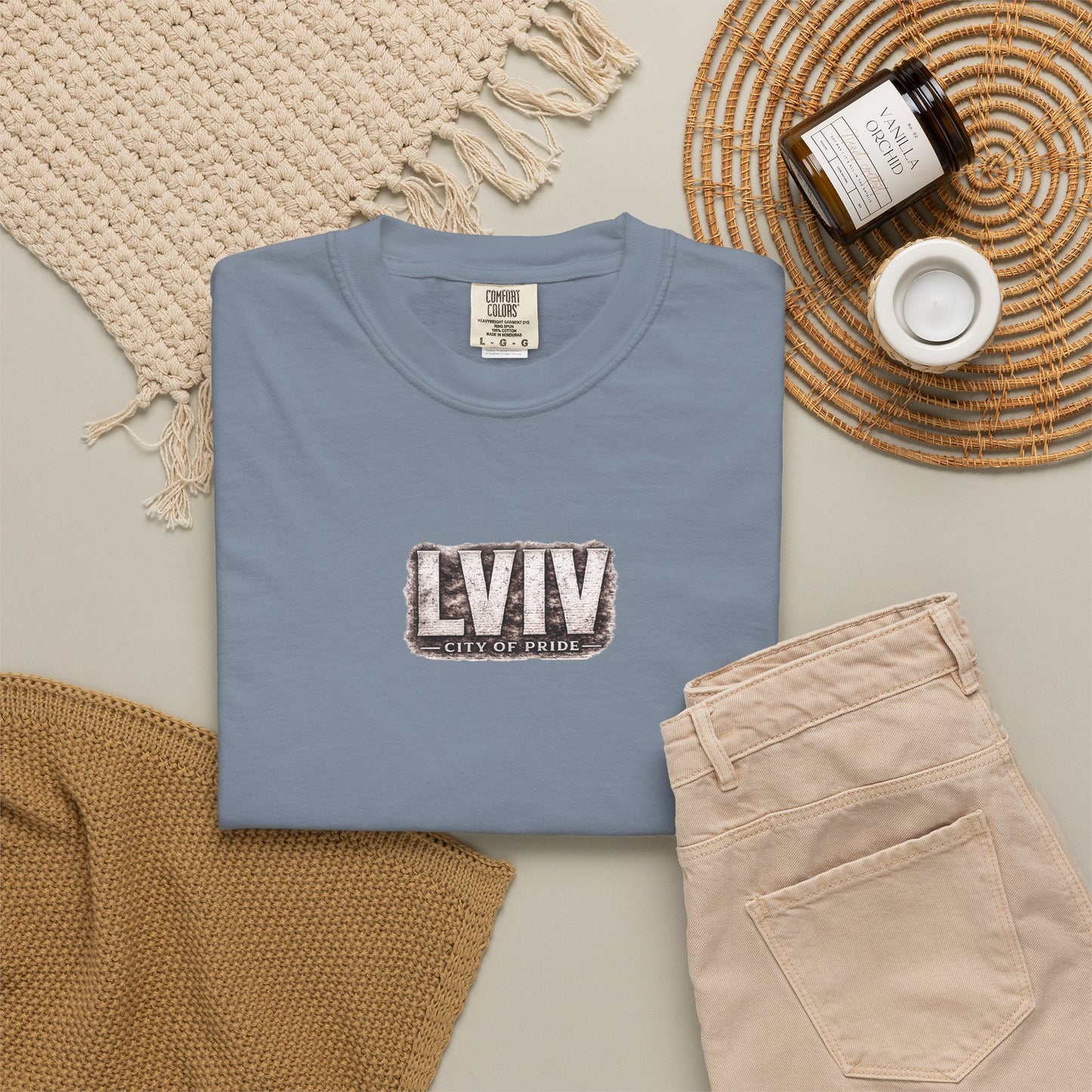 Lviv Vintage Cityscape T-Shirt — Retro Ukrainian Travel Tee