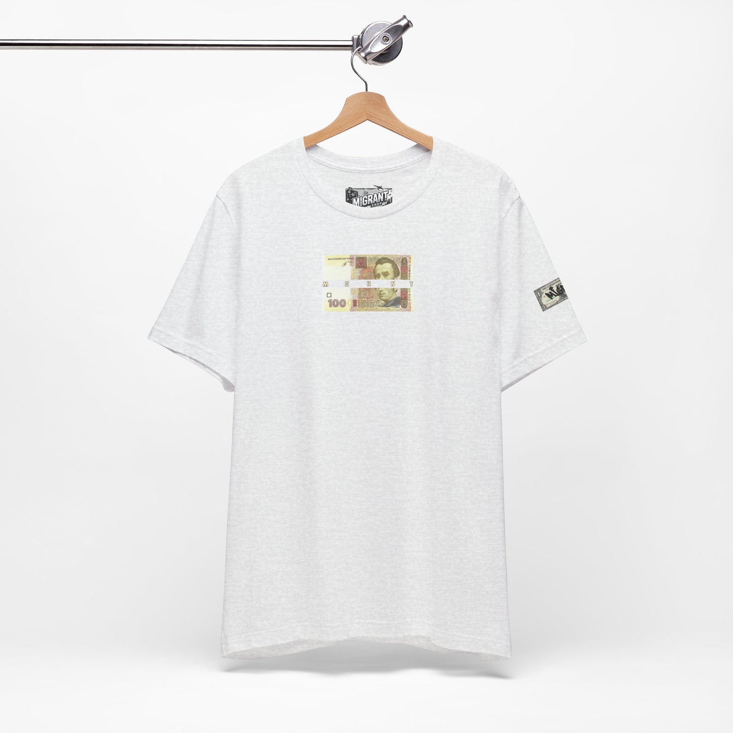 Money Print Tee — Ukraine Cities Graphic Back | Support & Travel Souvenir T-Shirt