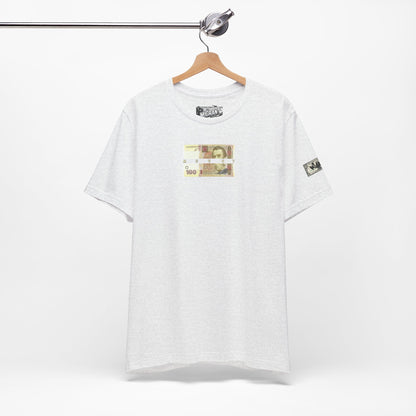 Money Print Tee — Ukraine Cities Graphic Back | Support & Travel Souvenir T-Shirt