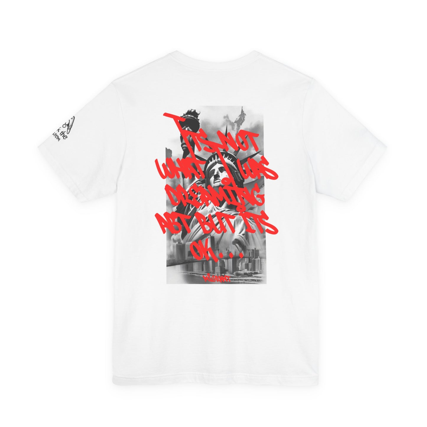 Money Graffiti Tee — 'I'm Not What I Was' Graphic Shirt