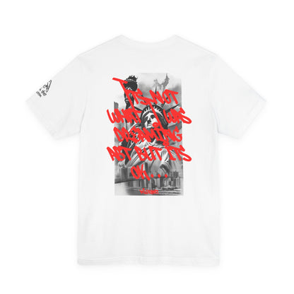 Money Graffiti Tee — 'I'm Not What I Was' Graphic Shirt
