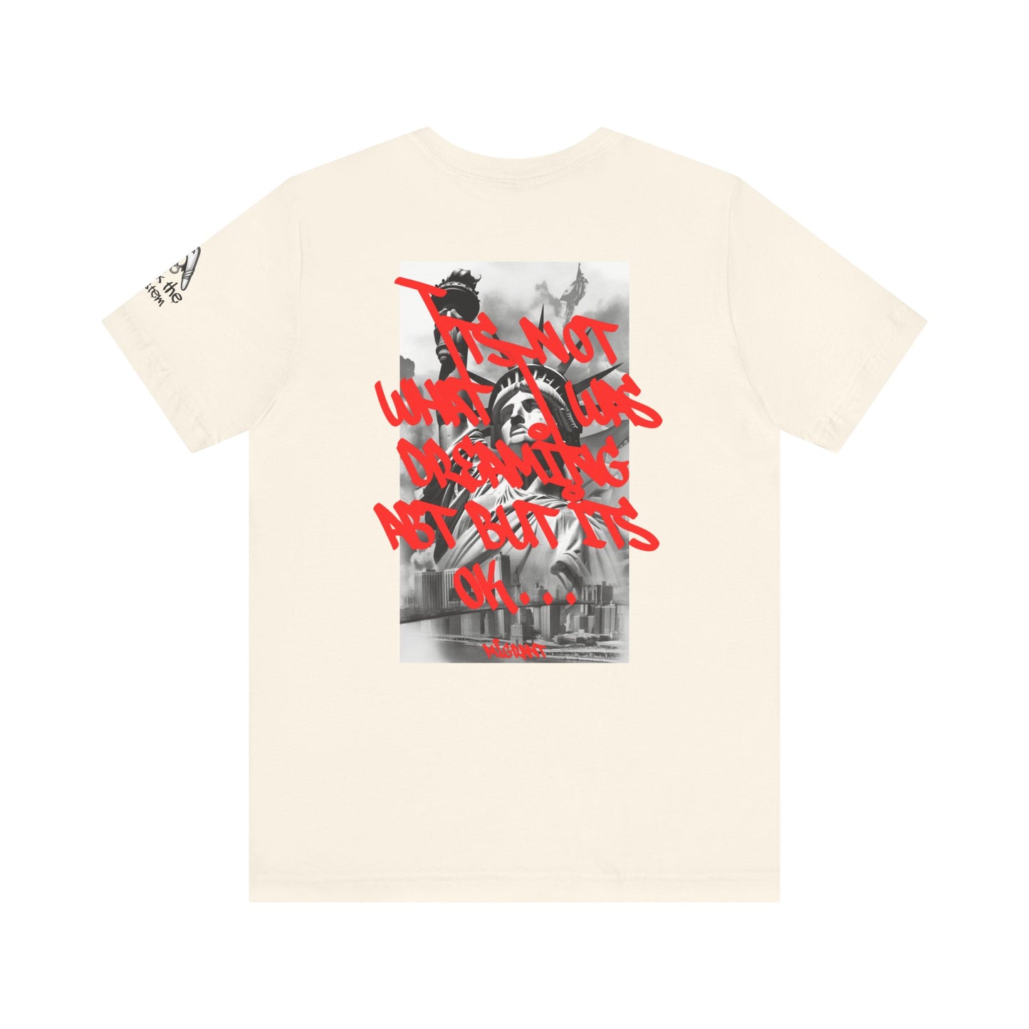 Money Graffiti Tee — 'I'm Not What I Was' Graphic Shirt