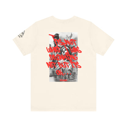 Money Graffiti Tee — 'I'm Not What I Was' Graphic Shirt