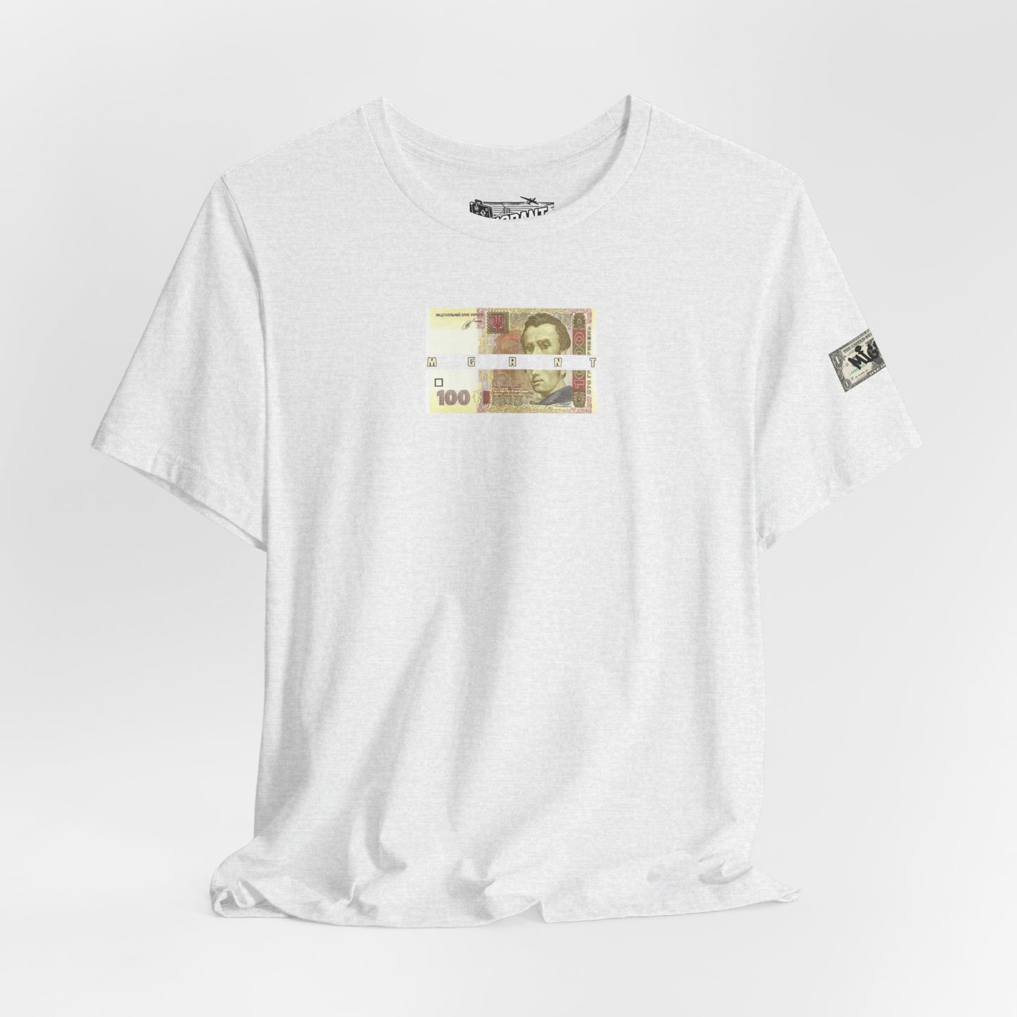 Money Print Tee — Ukraine Cities Graphic Back | Support & Travel Souvenir T-Shirt