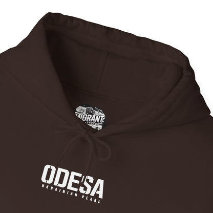 Odesa Cityscape Hoodie — Vintage Monument Photo Graphic Sweatshirt