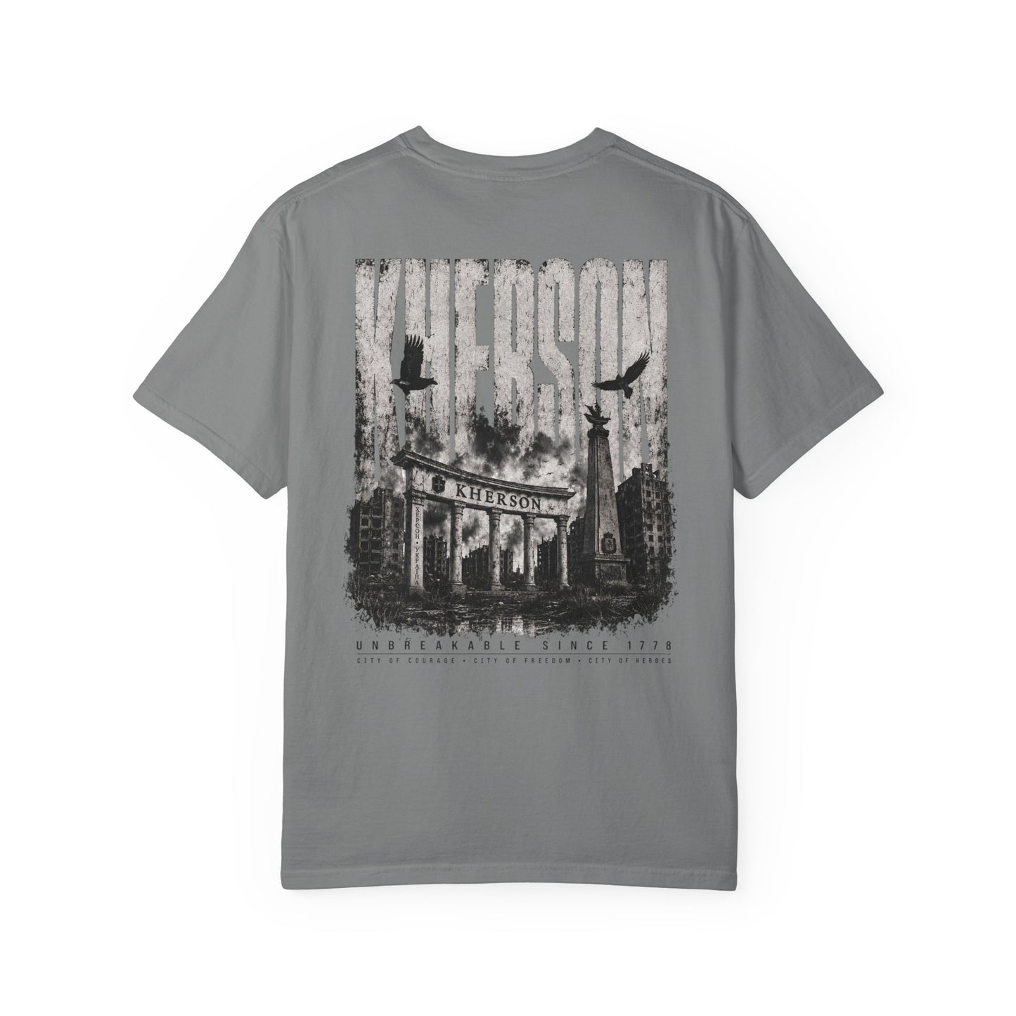 Kherson City T-Shirt — Vintage Monument Graphic Tee