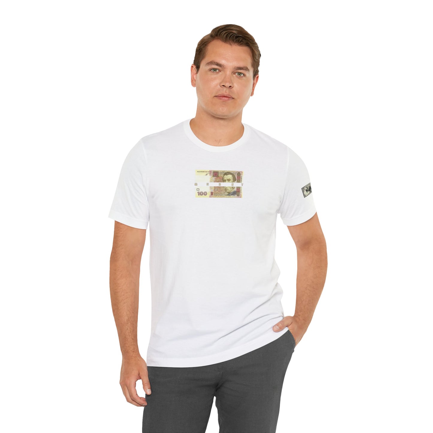 Money Print Tee — Ukraine Cities Graphic Back | Support & Travel Souvenir T-Shirt