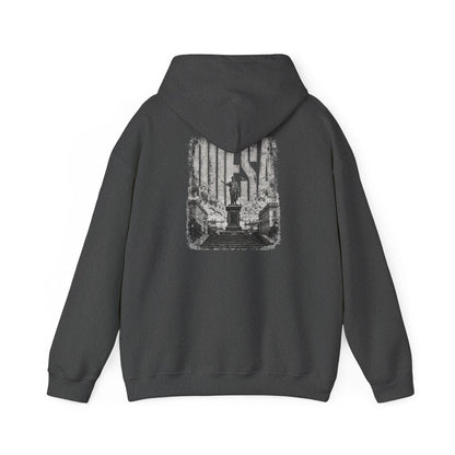 Odesa Cityscape Hoodie — Vintage Monument Photo Graphic Sweatshirt