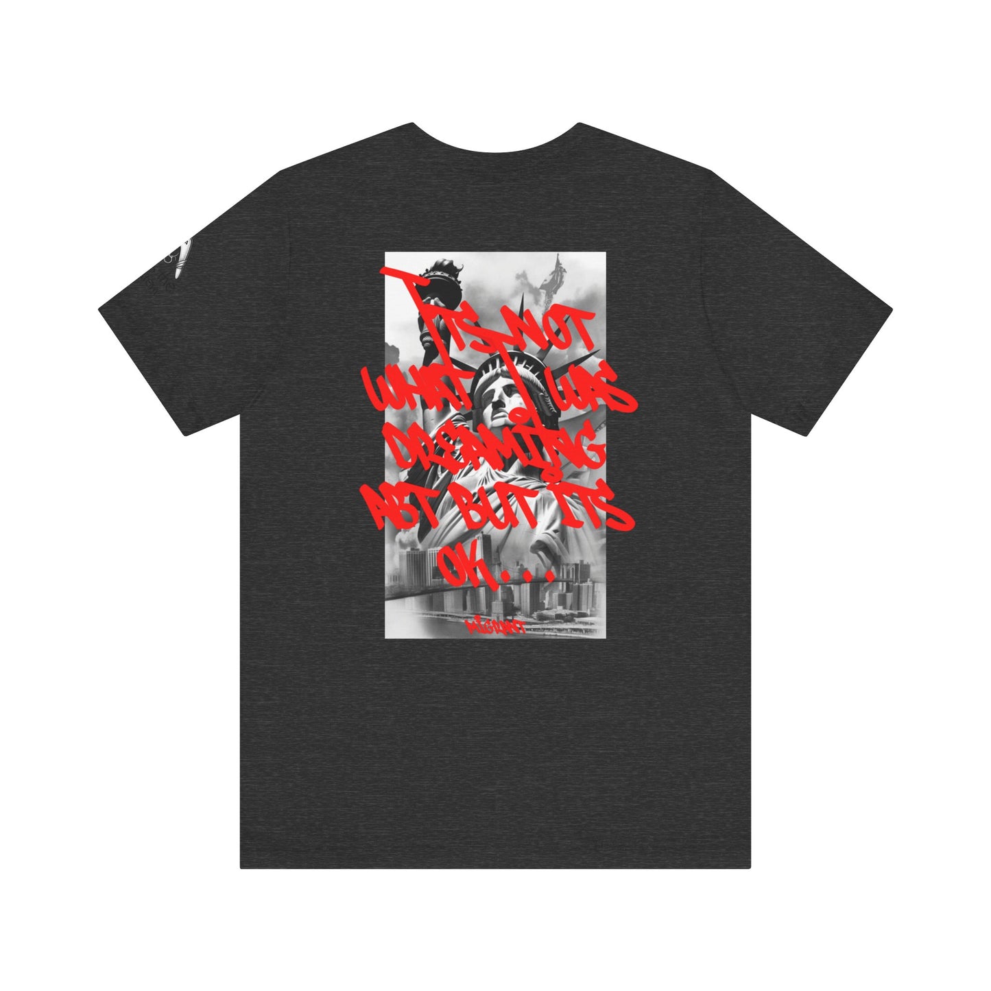Money Graffiti Tee — 'I'm Not What I Was' Graphic Shirt