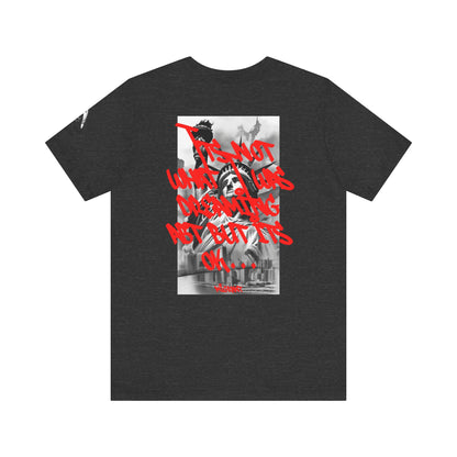 Money Graffiti Tee — 'I'm Not What I Was' Graphic Shirt