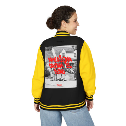 Letterman Jacket — 'Welcome Death Is Dead' Retro Photo Varsity JacketI