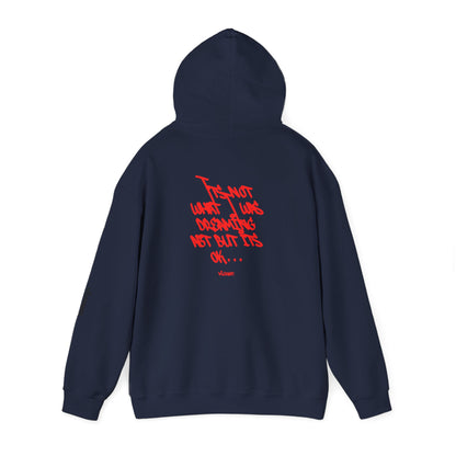 Urban Photo Hoodie — "Leave the Glass and Home" High-Rise City Graphic Hoodie