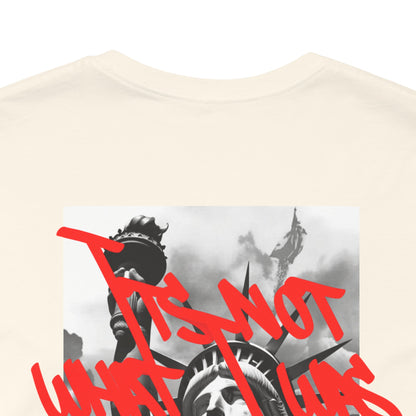 Money Graffiti Tee — 'I'm Not What I Was' Graphic Shirt