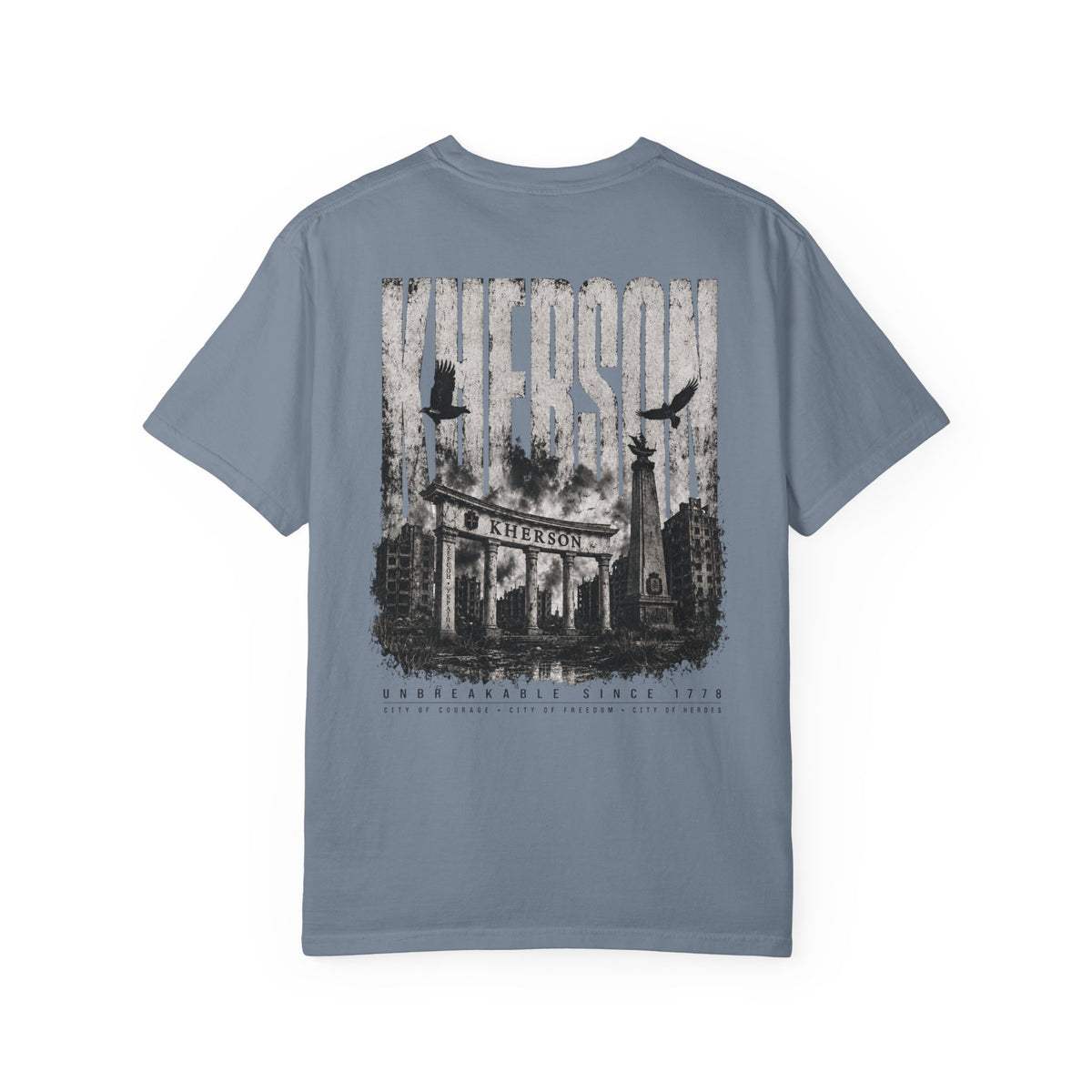 Kherson City T-Shirt — Vintage Monument Graphic Tee