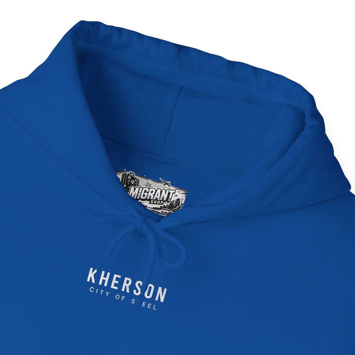Kherson Cityscape Hoodie — Distressed Ukrainian Landmark Sweatshirt