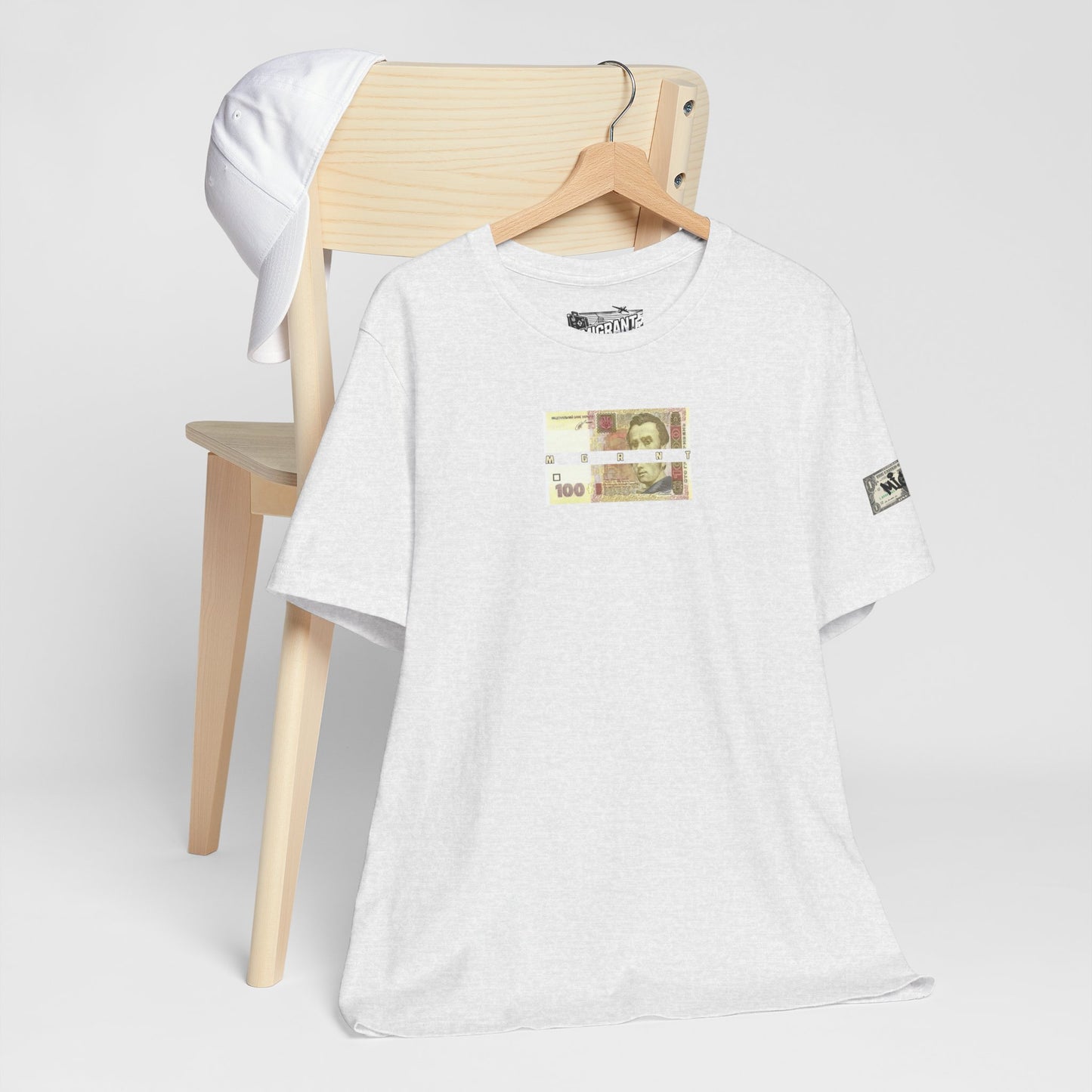 Money Print Tee — Ukraine Cities Graphic Back | Support & Travel Souvenir T-Shirt