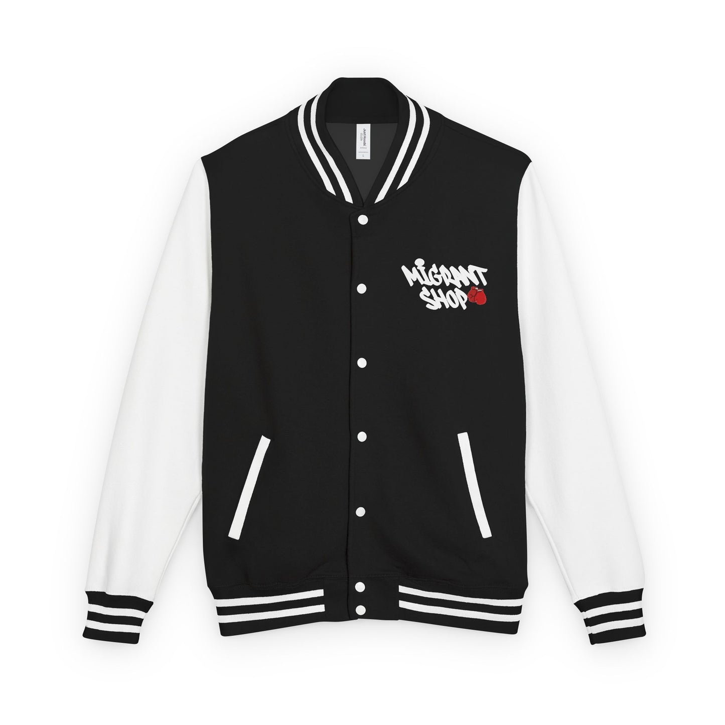 Letterman Jacket — 'Welcome Death Is Dead' Retro Photo Varsity JacketI