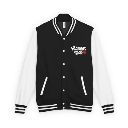Letterman Jacket — 'Welcome Death Is Dead' Retro Photo Varsity JacketI