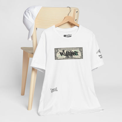 Money Graffiti Tee — 'I'm Not What I Was' Graphic Shirt