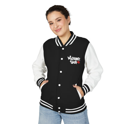 Letterman Jacket — 'Welcome Death Is Dead' Retro Photo Varsity JacketI