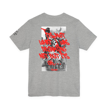 Money Graffiti Tee — 'I'm Not What I Was' Graphic Shirt