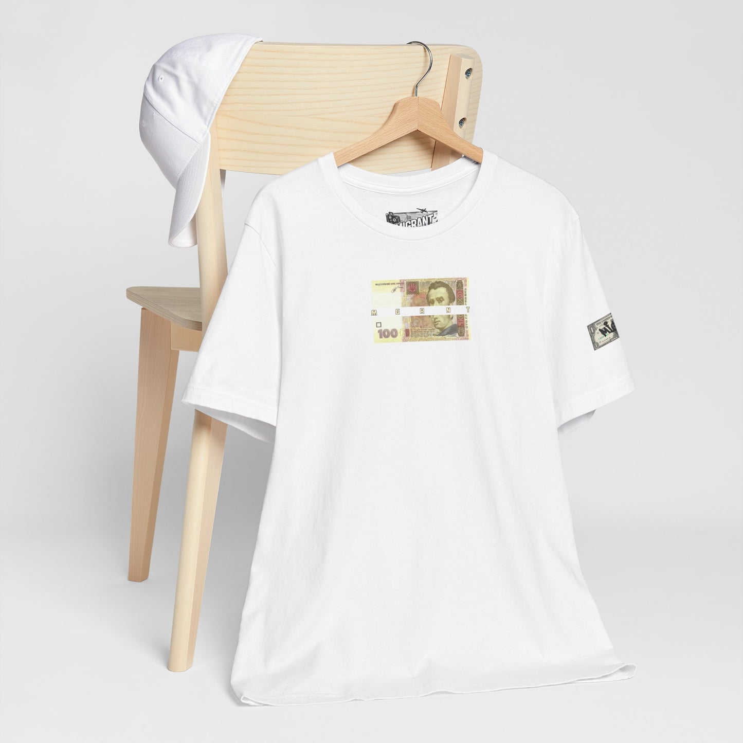 Money Print Tee — Ukraine Cities Graphic Back | Support & Travel Souvenir T-Shirt