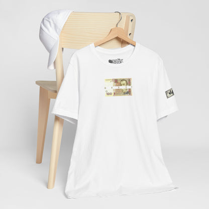 Money Print Tee — Ukraine Cities Graphic Back | Support & Travel Souvenir T-Shirt